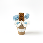 Bouquet Floral de Velas - Oso