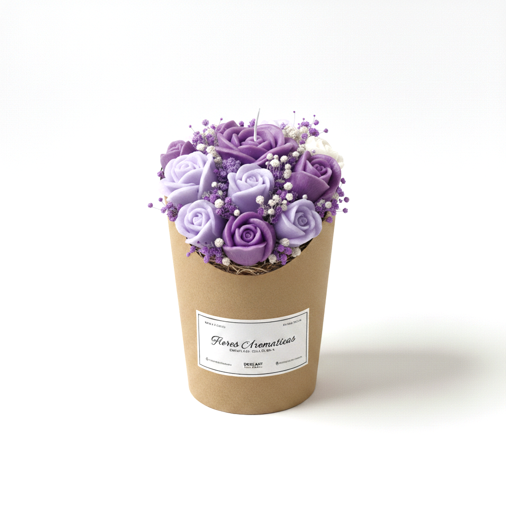 Bouquet Floral de Velas