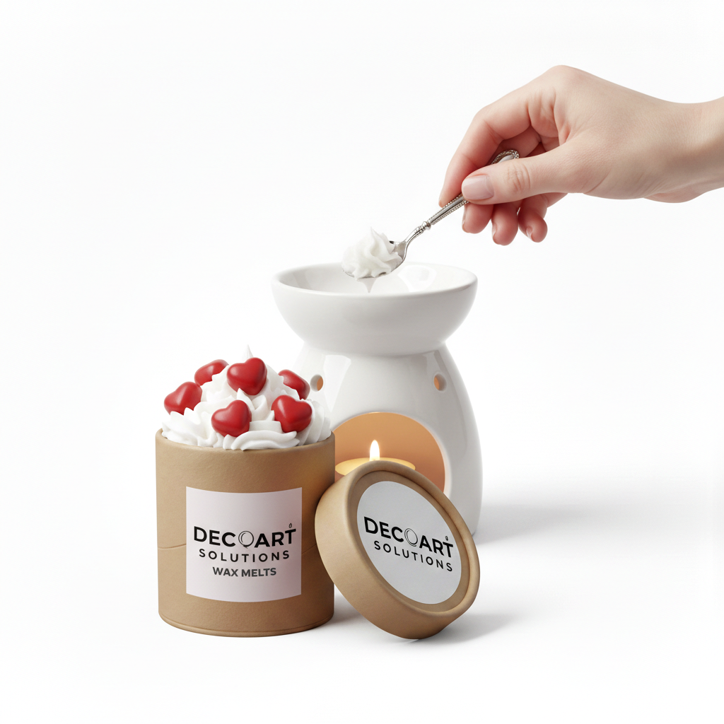 Wax Melts Crema con Corazones