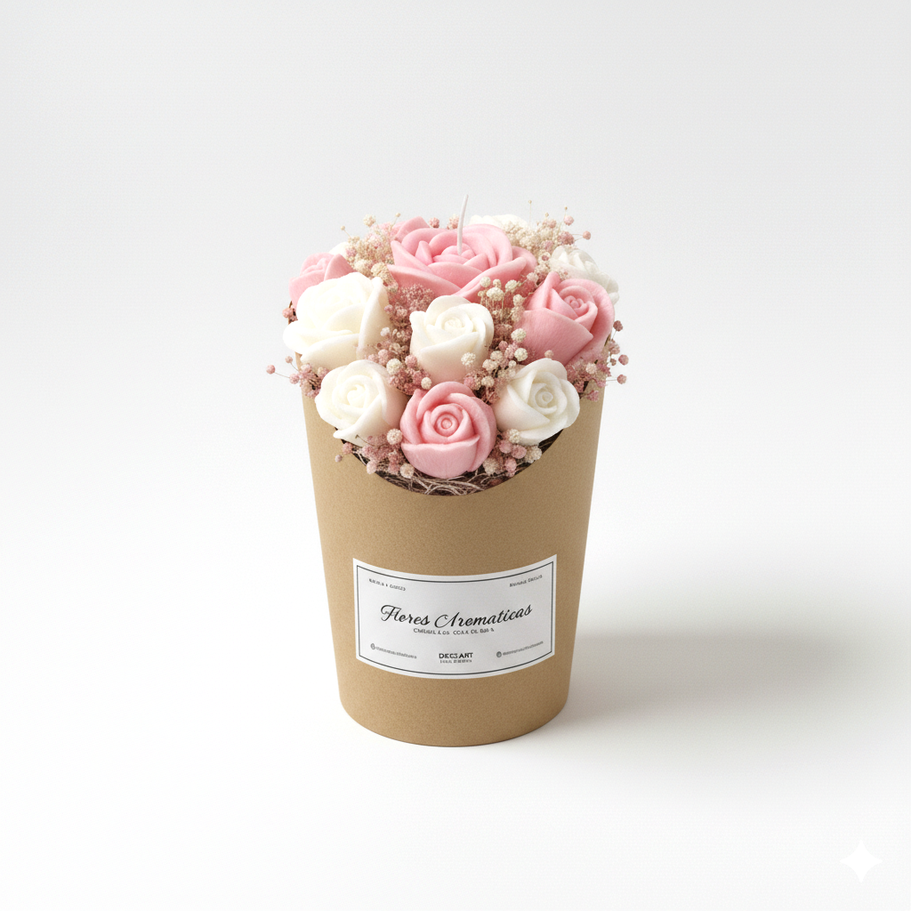 Bouquet Floral de Velas
