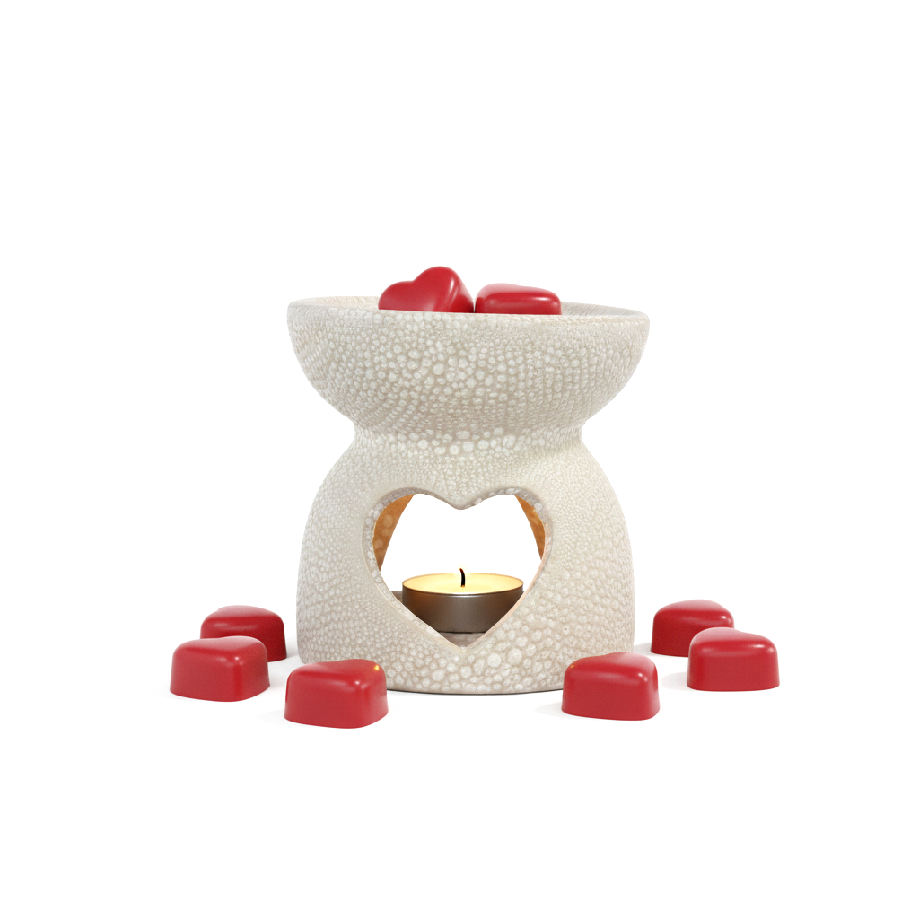 Kit Aroma de Corazón - Quemador + Wax melts